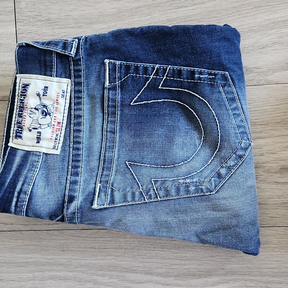 True Religion Men's Blue Jeans